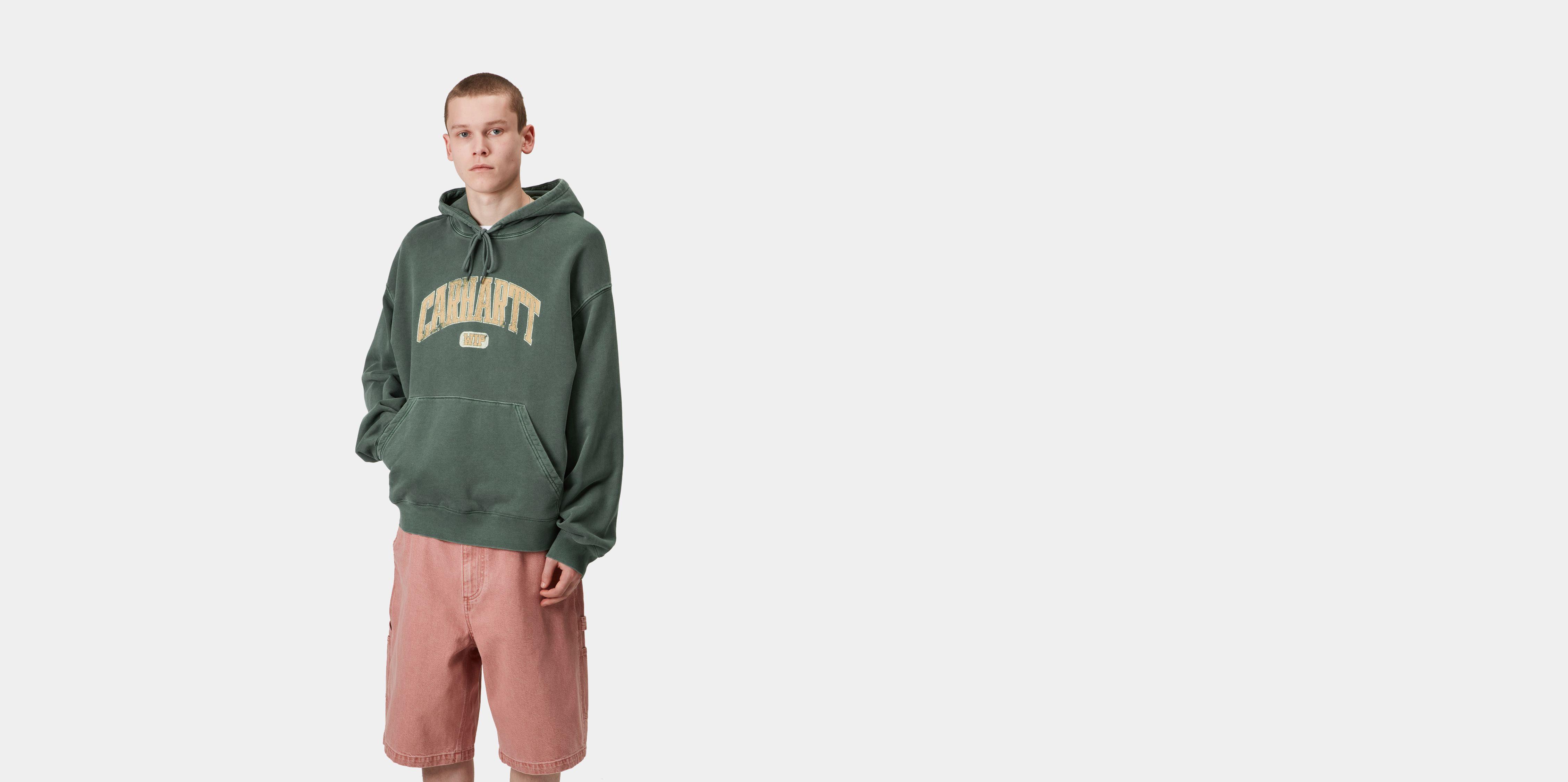 Carhartt WIP Hooded Library Sweatshirt en Verde